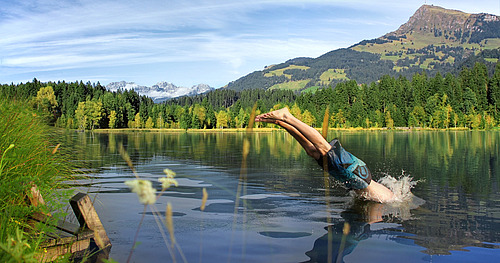 Sprung ins Wasser